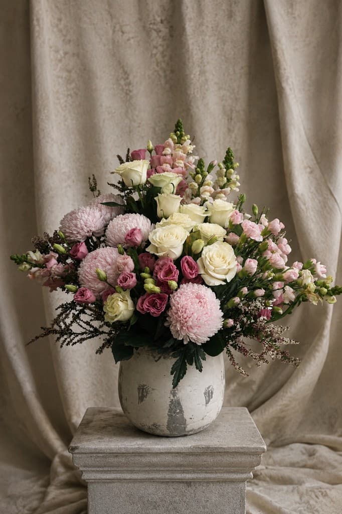 Blush Garden Arrangement