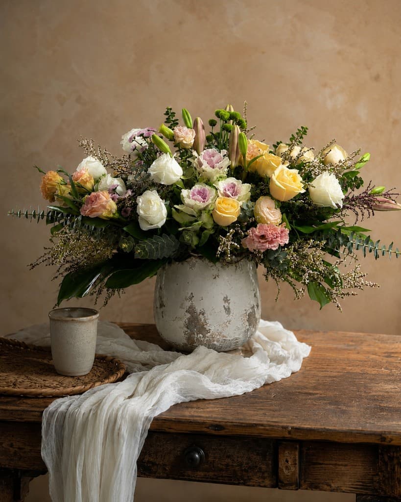 Garden vessel arrangement